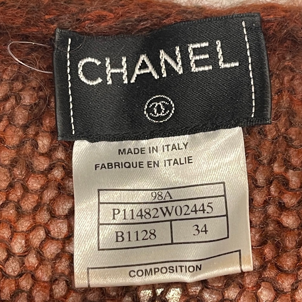 CHANEL Vintage F/W 1998 Mohair Knitted Jumper Size:34 - Picture 12 of 12